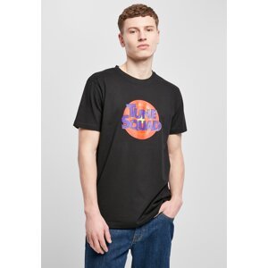 Black T-shirt with Space Jam Tune Squad logo