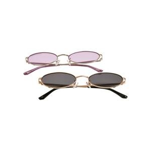 Sunglasses Palma 2-Pack Gold/Black+Silver/Lilac