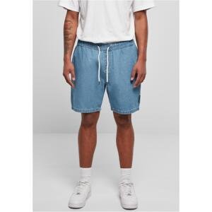 Southpole Denim Shorts in Mid Blue Washed