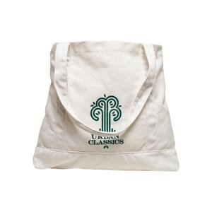 Canvas bag with logo in white