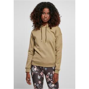 Women's khaki hooded