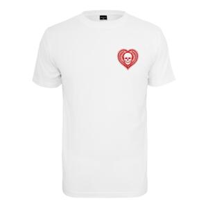 Skull Heart Tee White