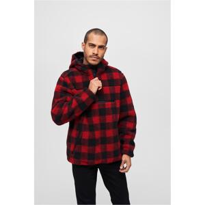 Teddyfleece Worker Pullover Jacket Red/Black