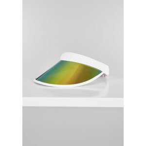 Holographic shield white/multicolored