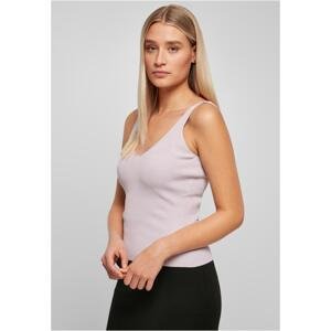 Women's ribbed softlilac knit