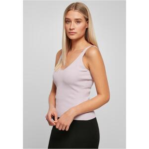 Women's ribbed softlilac knit