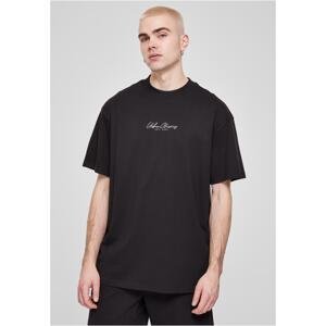 Oversized Mid Embroidery T-Shirt Black