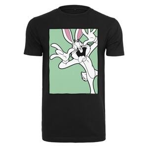 Looney Tunes Bugs Bunny Funny Face Black T-Shirt
