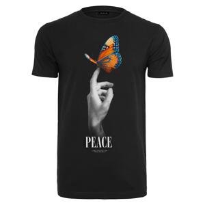 Black Peace Butterfly T-Shirt