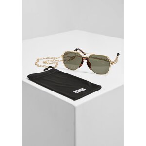 Karphatos sunglasses with gold chain