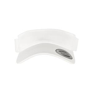 Curved visor cap white