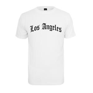 Tričko s nápisom Los Angeles, biele
