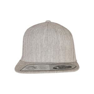 110 Fitted Snapback heathergrey