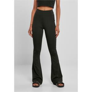 Women's recycled black high-waisted leggings