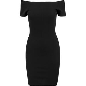 Women's dress with off shoulder black