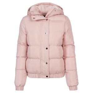 Women's pink hooded jacket