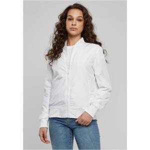 Women's Light Bomber jacket in white