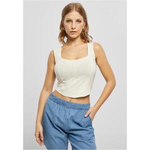 Women's Short Corsage Top whitesand