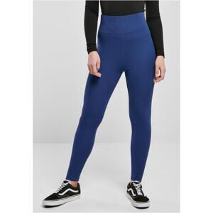 Women's high-waisted jersey leggings spaceblue