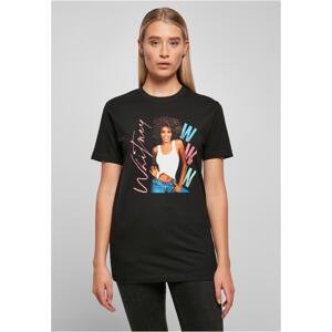 Women's T-shirt Whitney Houston WWW black