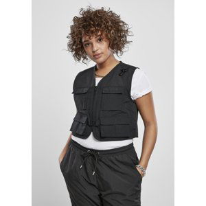 Women's Short Tactical Vest Black