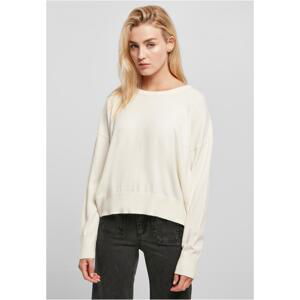 Women's Eco Viscose Oversized Basic Sweater Whitesand