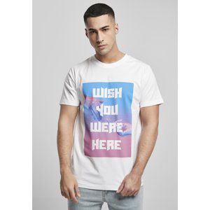 Wish You Were Here Tee White