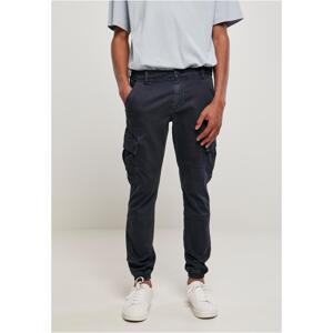 Washed Cargo Twill Jogging Pants Easternavy