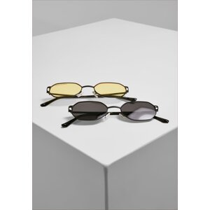 Sunglasses San Sebastian 2-Pack Black+Black/Yellow