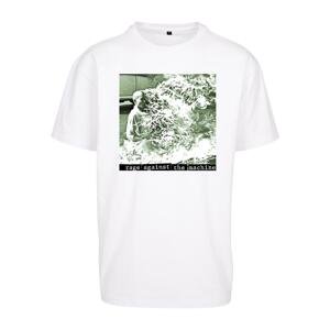 White oversize t-shirt Rage Against the Machine