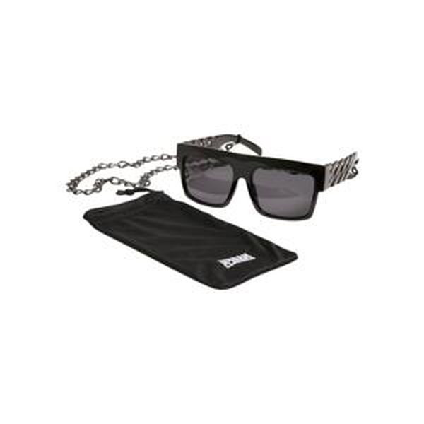 Zakynthos sunglasses with chain black/silver