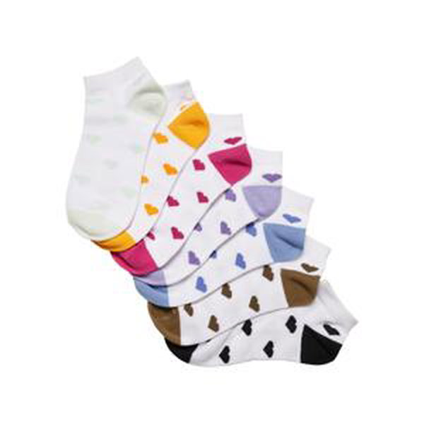 Sneaker socks made of recycled yarn Heart 7-Pack multicolor
