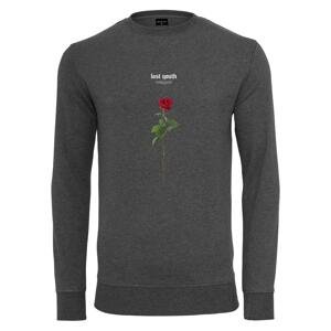 Charcoal Lost Youth Rose Crewneck