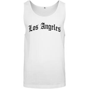 Tank top with Los Angeles lettering white