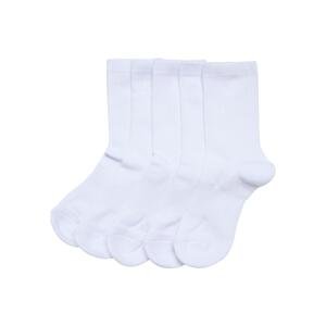 Children's Sports Socks 5-Pack White