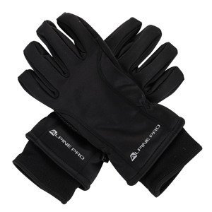 Softshell gloves with ptx membrane ALPINE PRO KAHUG black