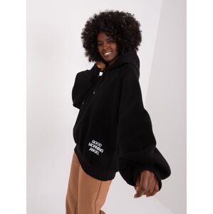 Black oversize hoodie Diego