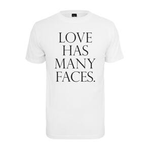 Love has many faces White T-shirt