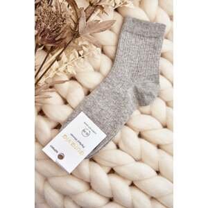 Women's Embossed Socks - Grey