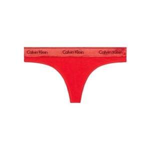 Women's thongs Calvin Klein oversized red