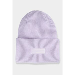 Women's winter hat with logo 4F purple