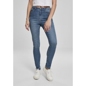 Women's skinny jeans High Waist Slim Jeans midstone wash