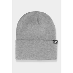 Double-layer winter hat 4F for men gray