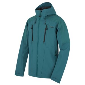 Men's softshell jacket HUSKY Sevan M dark mint