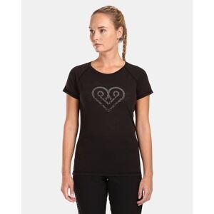 Women's Merino Wool T-Shirt Kilpi ZARJA-W Black