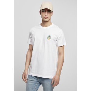 Men's T-shirt Ufo Pizza - white