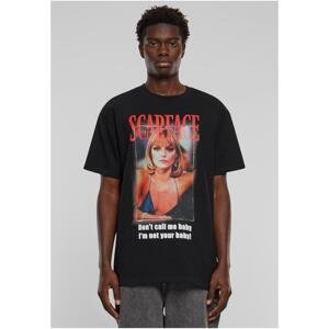Men's T-shirt Scarface Don't call me baby Heavy Oversize - black