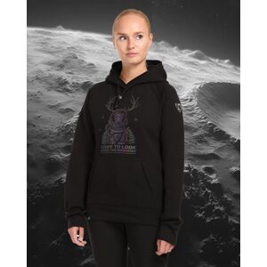 Women's hooded kangaroo Kilpi LTD BELLATRIX-W Black