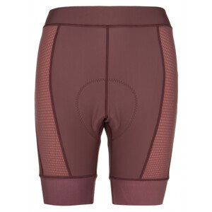 Women's cycling shorts KILPI PRESSURE-W dark red