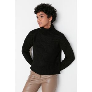 Trendyol Black Turtleneck Knitwear Sweater